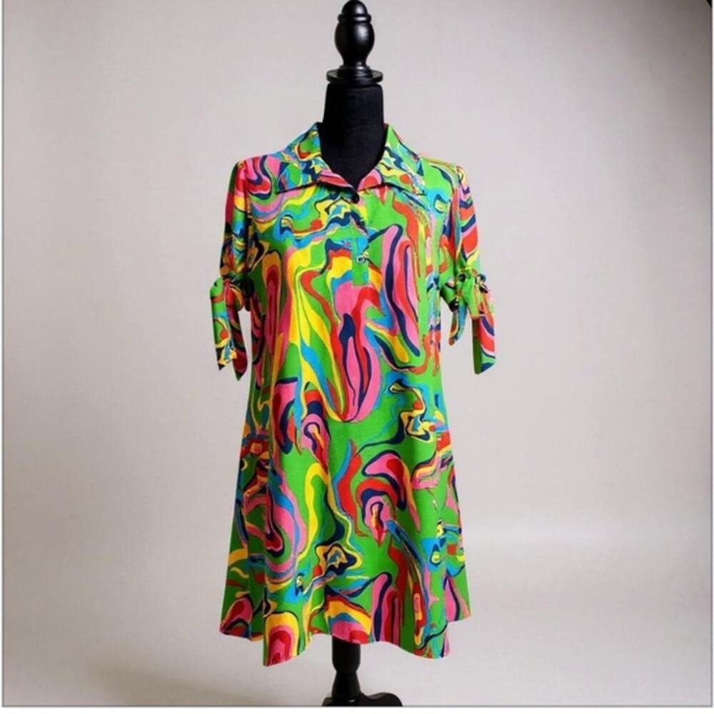 Vibrant Multicolor Womens Dress